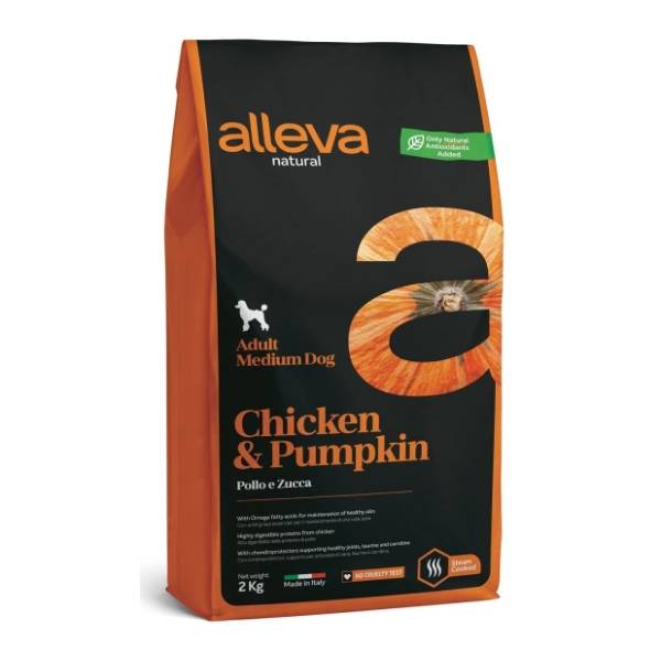 ALLEVA Natural hrana za pse piletina i bundeva 2kg