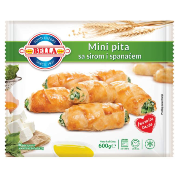 BELLA mini pite sa sirom i spanaćem 600g