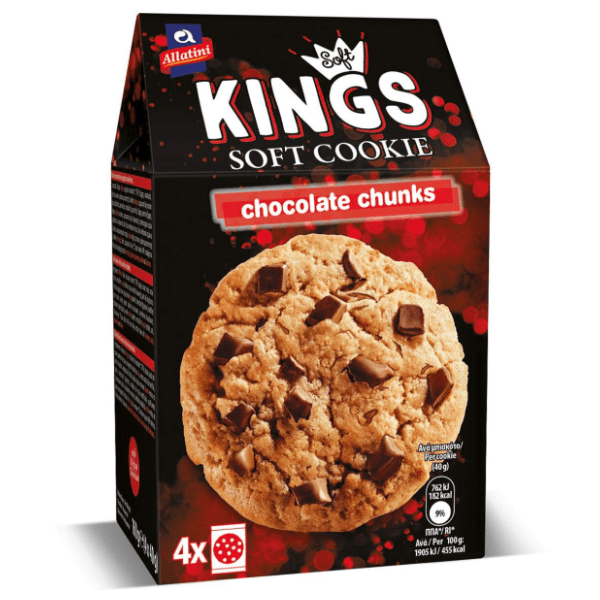 Biskvit KINGS soft cookie čokolada 160g