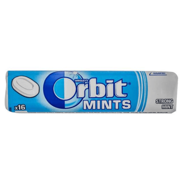 Bombone ORBIT strong mint 16kom