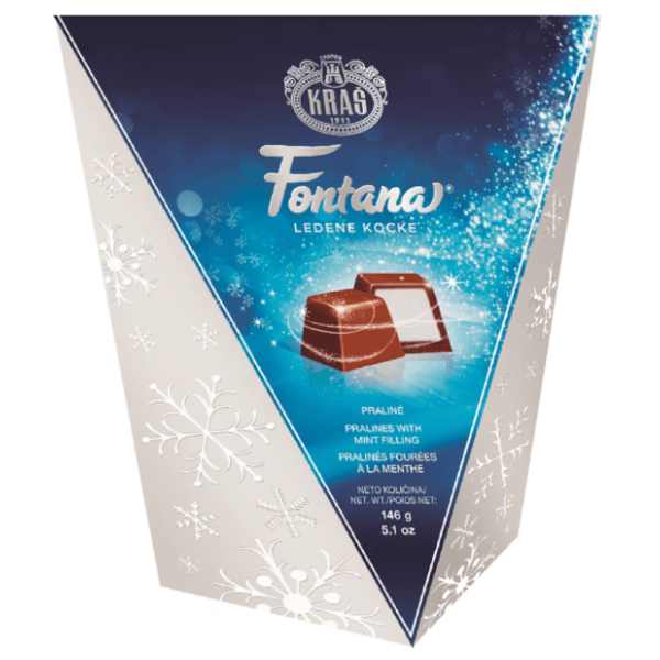 Bombonjera KRAŠ Fontana ledene kocke 146g
