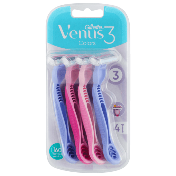 Brijač GILLETTE Venus 3 Colors 4kom
