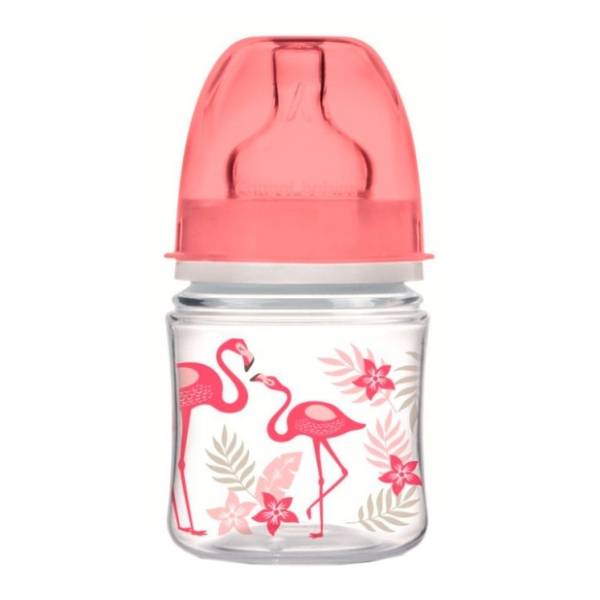 CANPOL BABIES Wide Neck Easy Start flašica 120ml koralna