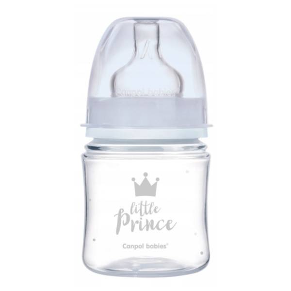 CANPOL BABIES Wide Neck Royal baby flašica 120ml plava