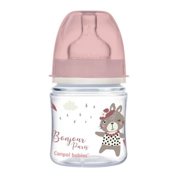 CANPOL Bonjour Paris flašica 120ml roze