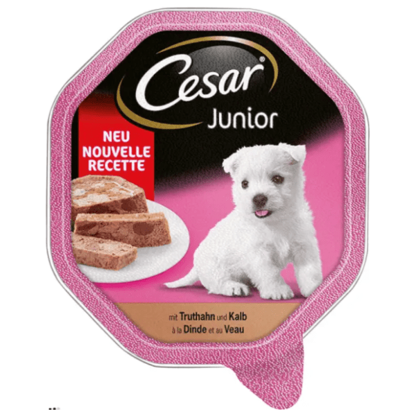 CESAR Junior hrana za pse ćurka teletina 150g