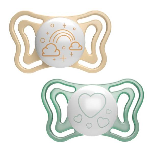 CHICCO laža Light (2-6m) zelena i zlatna 2kom