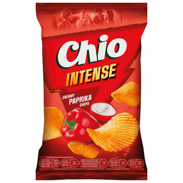 CHIO čips intense creamy paprika 120g