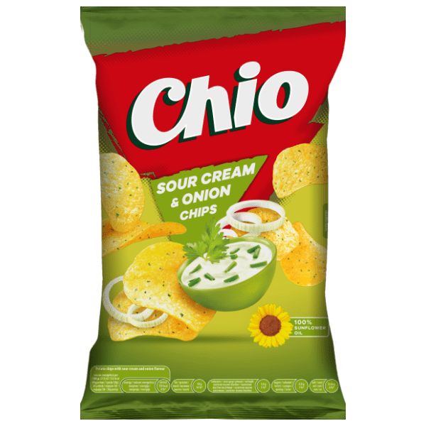 CHIO sour cream & onion 80g