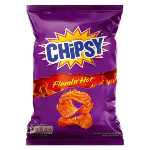 Čips MARBO Chipsy Flamin' Hot rebrasti 85g