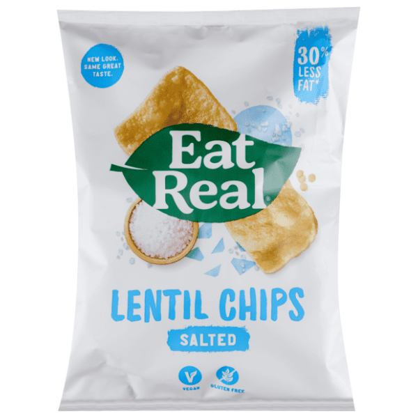 Čips od sočiva EAT REAL morska so 40g