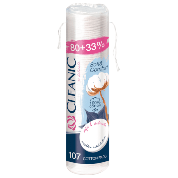 CLEANIC tuferi za lice soft & comfort 107kom