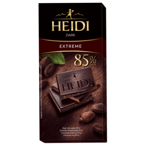 Čokolada HEIDI dark extreme intense 85% 80g