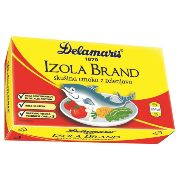 DELAMARIS Izola skuša sa povrćem 125g