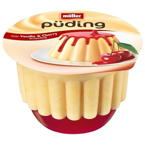 MULLER griz sa prelivom višnje 450g
