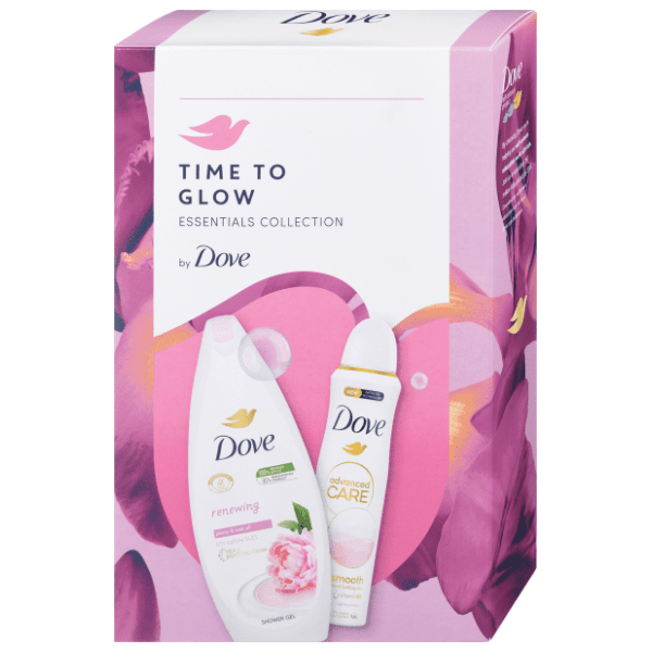 DOVE set Time to glow (gel za tuširanje i dezodorans)