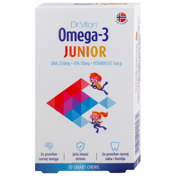 DR.VITON Omega junior tableta za žvakanje 30kom