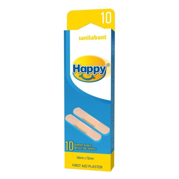 Flaster HAPPY 10kom
