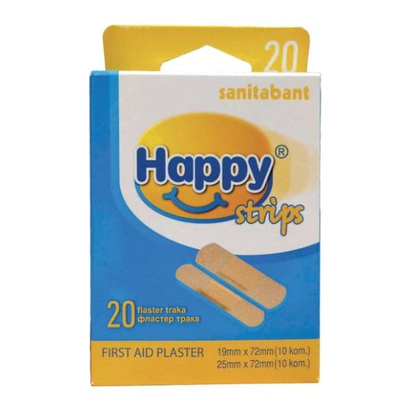 Flaster HAPPY 20kom