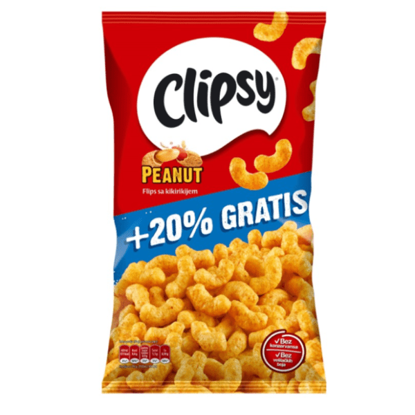 Flips MARBO Clipsy peanut 140g + 20g gratis
