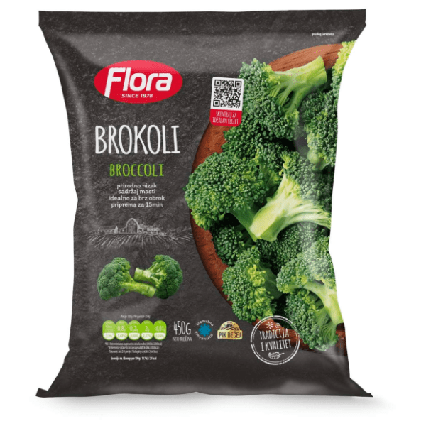 FLORA brokoli 450g