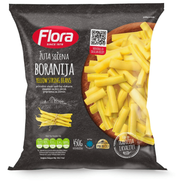 FLORA žuta boranija 450g