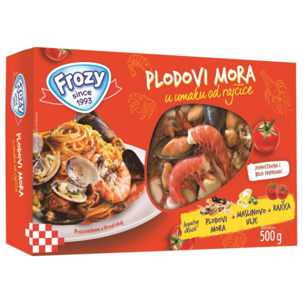 FROZY plodovi mora u sosu od paradajza 500g