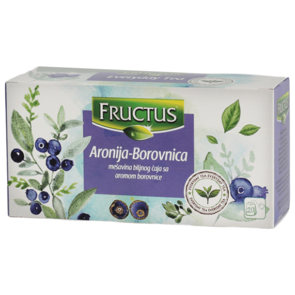 FRUCTUS čaj aronija borovnica 50g