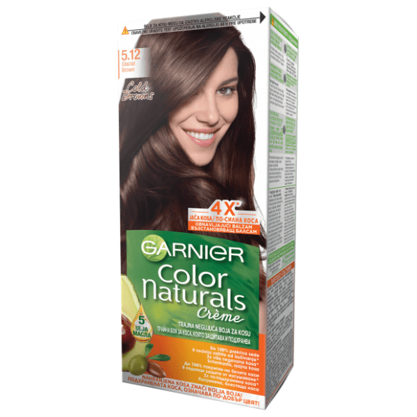 GARNIER Color Naturals farba za kosu 5.12 glacial brown