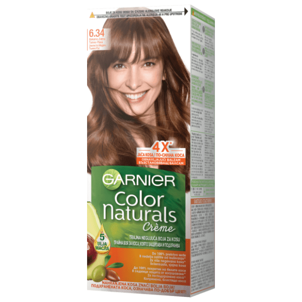 GARNIER Color Naturals farba za kosu 6.34 copper gold