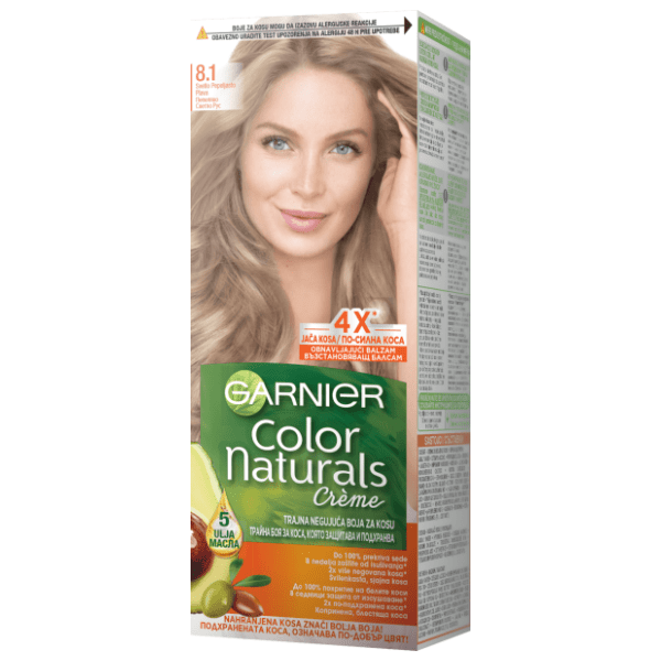 GARNIER Color Naturals farba za kosu 8.1 light ashy blond