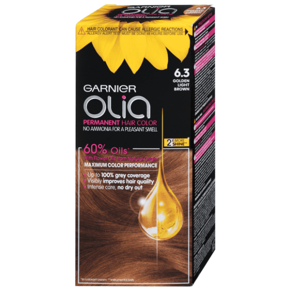 GARNIER Olia farba za kosu 6.3 golden light brown