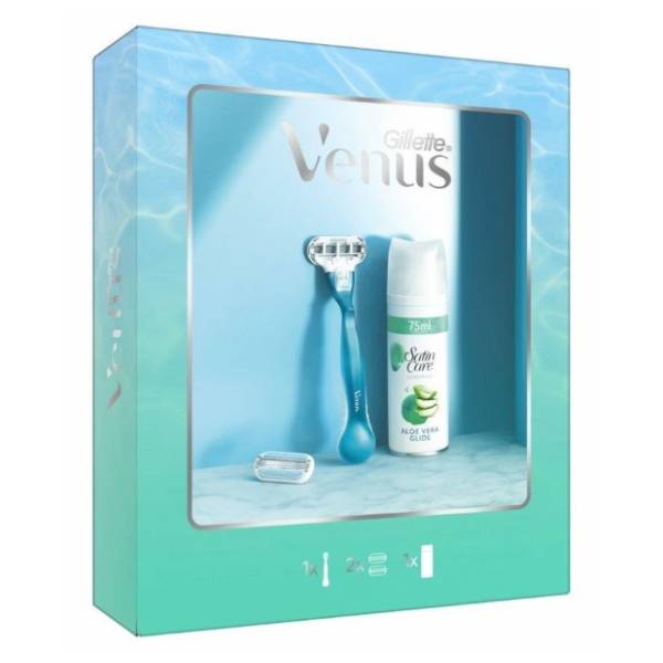 GILLETTE set Venus (brijač sa dve dopune i gel za brijanje)