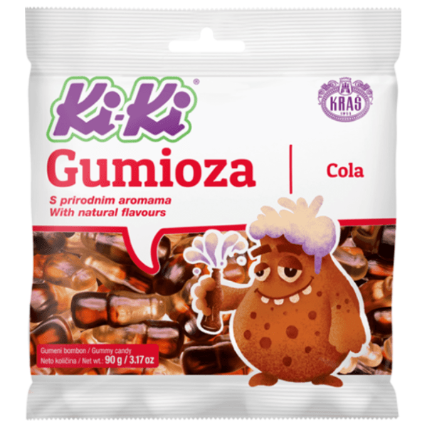 Gumene bombone KRAŠ Kiki cola 90g