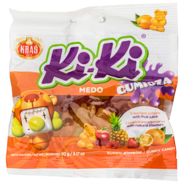 Gumene bombone KRAŠ Kiki meda 90g