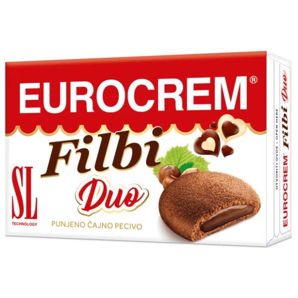 Keks SWISSLION Eurocrem Filbi Duo 250g