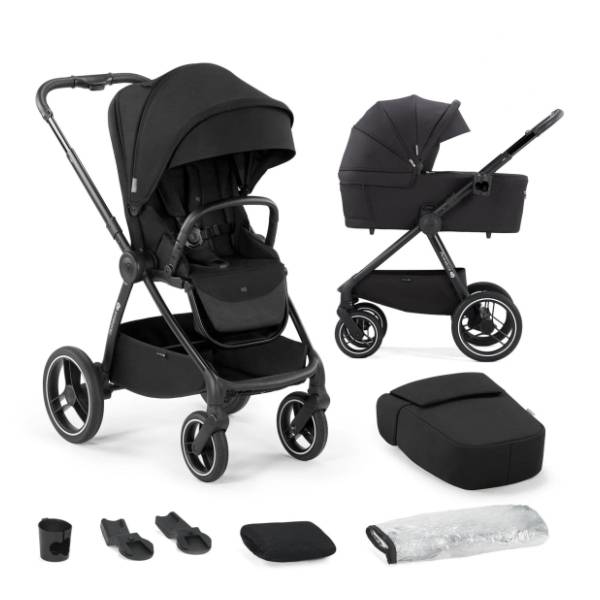 KINDERKRAFT kolica za bebe 2 u 1 Nea crna