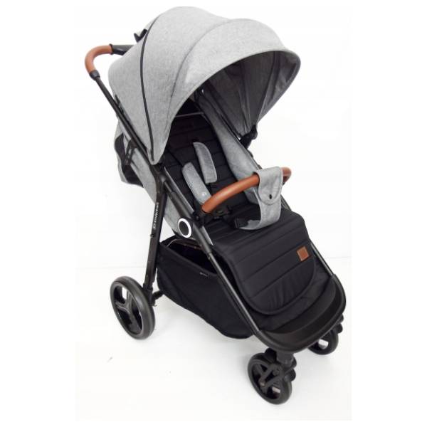KINDERKRAFT kolica za bebe Grande Plus siva
