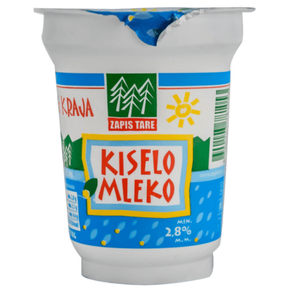 Kiselo mleko ZAPIS TARE 2,8%mm 180g