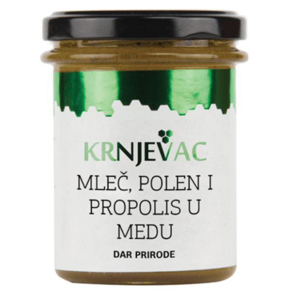 Mleč polen i propolis u medu KRNJEVAC 250g