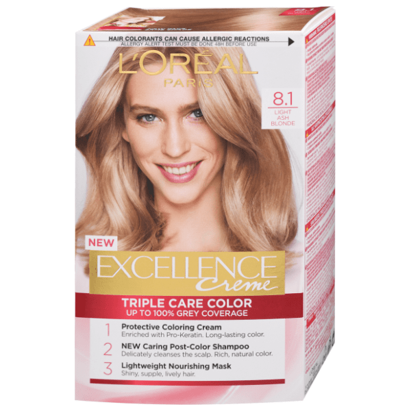 L'OREAL Excellence farba za kosu 8.1 light ash blonde
