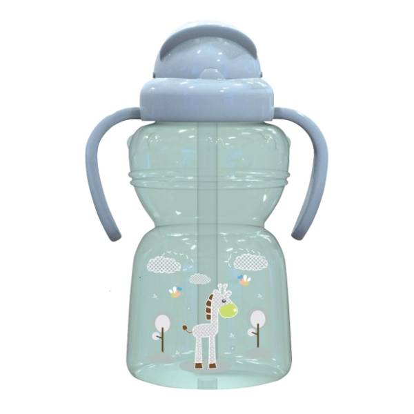 LORELLI Animals sportska flašica sa ručkama 325ml mint green