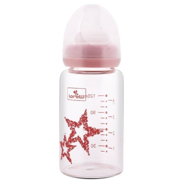 LORELLI Anti-colic flašica 120ml roze