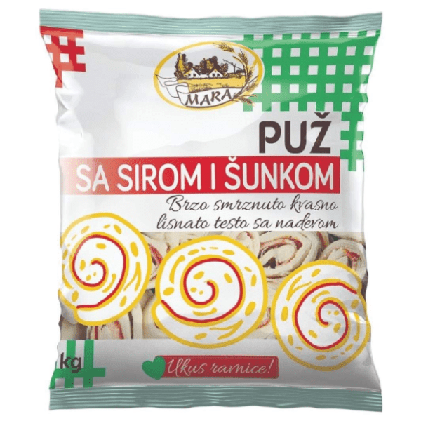 MARA puž sa sirom i šunkom 1kg