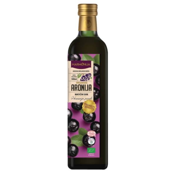 Matični sok HARMONIJA aronija organski 500ml