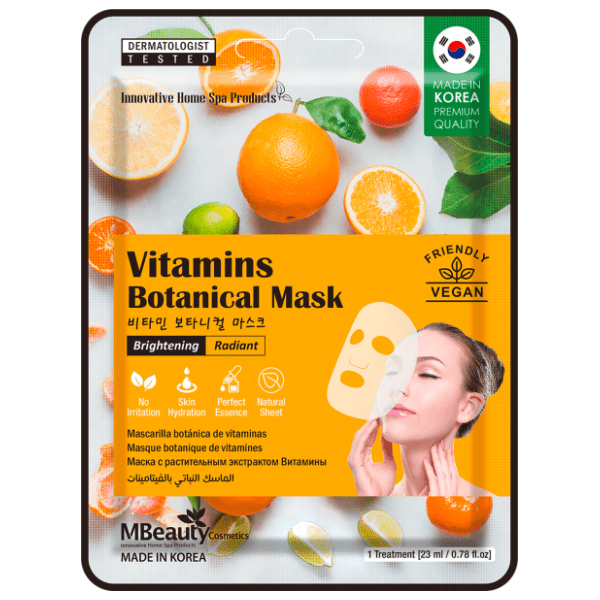 MBEAUTY Botanical Vitamins maska za lice 23ml