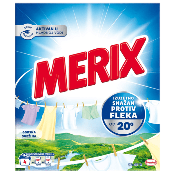 MERIX gorska svežina 4 pranja (300g)