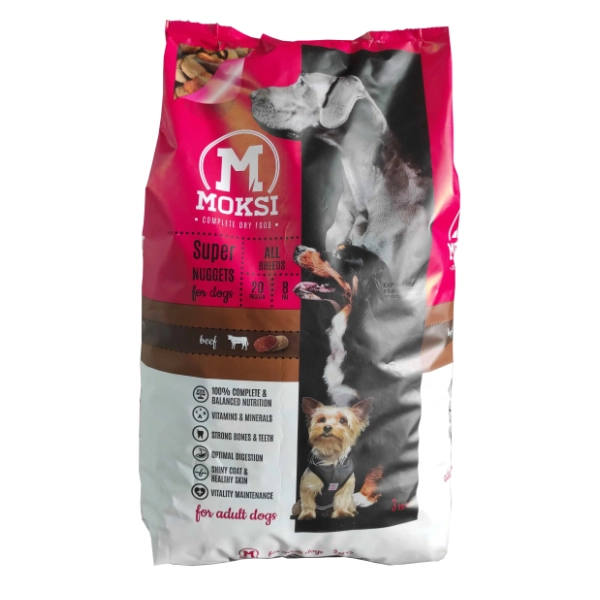 MOKSI Adult hrana za pse 3kg