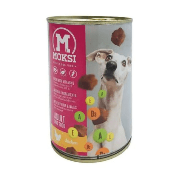 MOKSI hrana za pse piletina 1,24kg