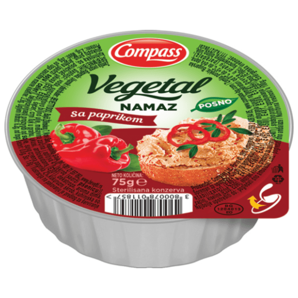 Namaz COMPASS Vegetal sa paprikom 75g